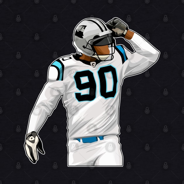 Julius Peppers #90 King Sacks by GuardWall17